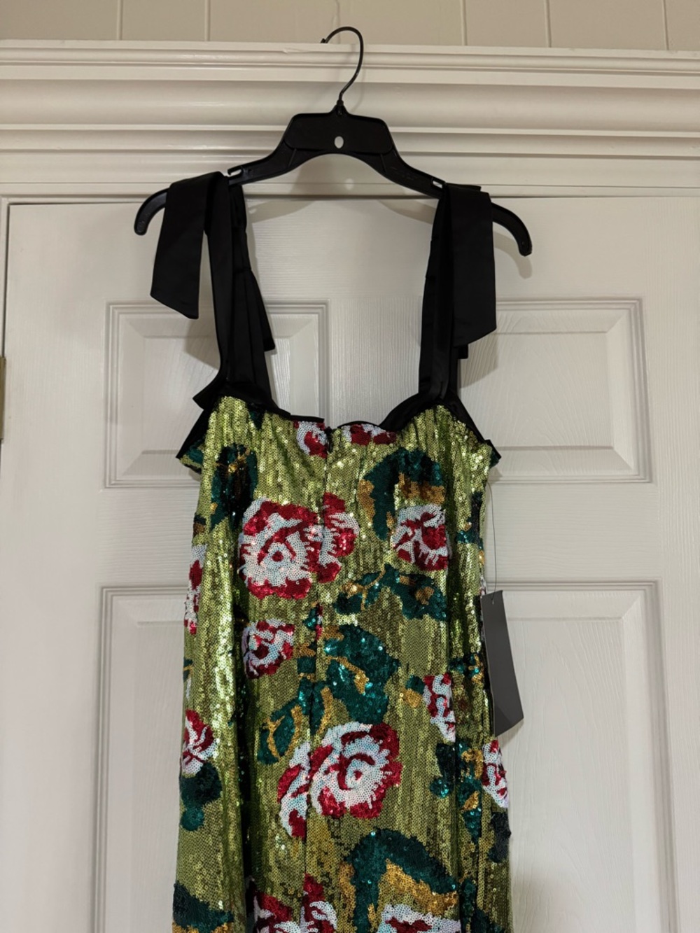 Tuckernuck Wedding Guest Dress Radiant Floral Sequin Roxy NWT Size Large - Picture 8 of 11
